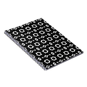 carnet motif classique noir et blanc