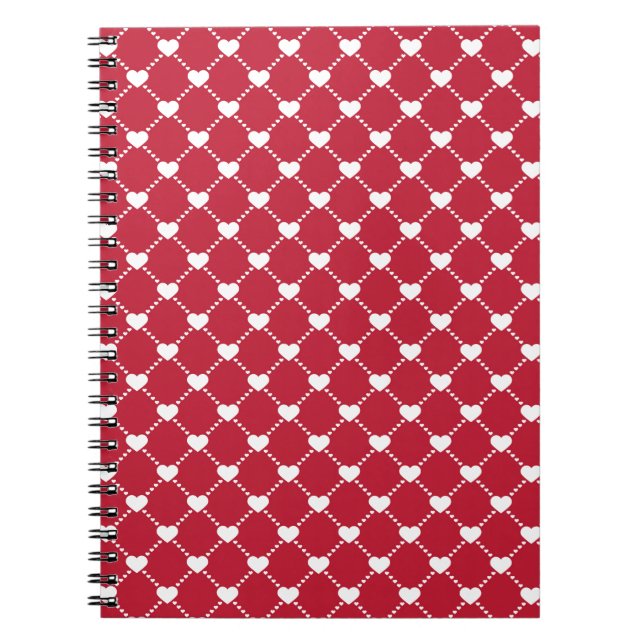 Carnet Motif/Coeurs (Devant)