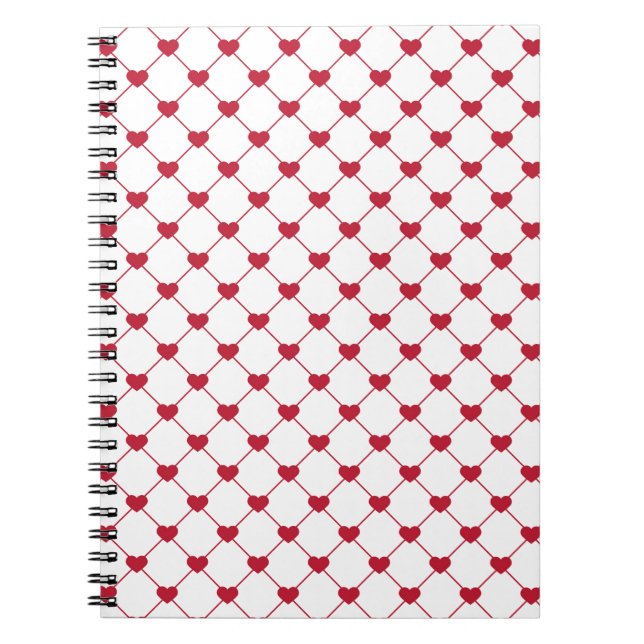 Carnet Motif/Coeurs (Devant)