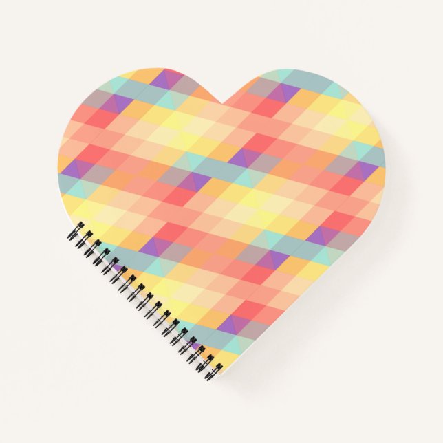 Carnet Motif coloré (Devant)