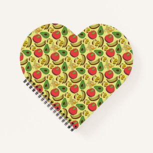 Carnet Motif coloré aux fruits tropicaux sans soudure