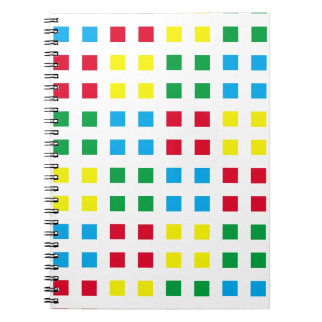 Carnet Motif coloré de géométrie (Devant)