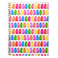 Motif coloré de sucette glacée Popsicle