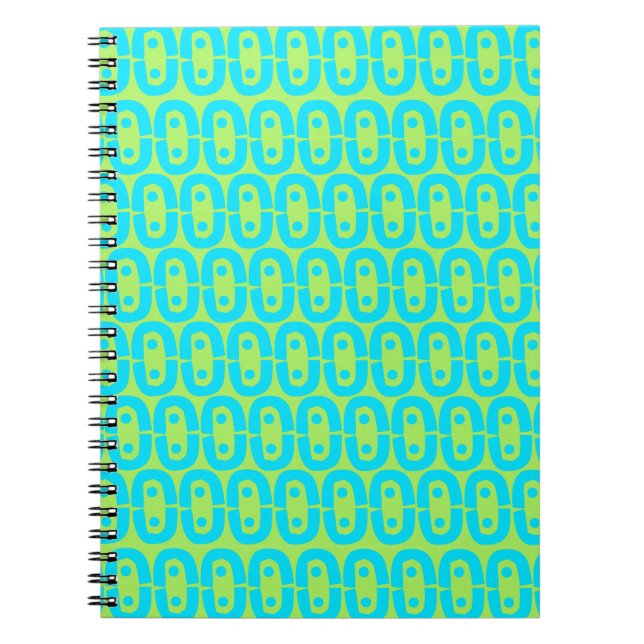 Carnet motif coloré moderne (Devant)