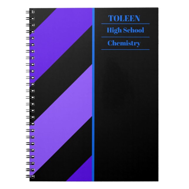 Carnet Motif coloré personnalisé (Devant)