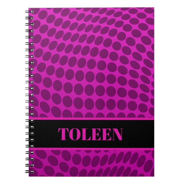 Carnet Motif coloré personnalisé (Devant)