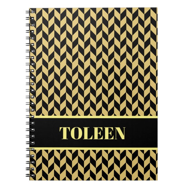 Carnet Motif coloré personnalisé (Devant)