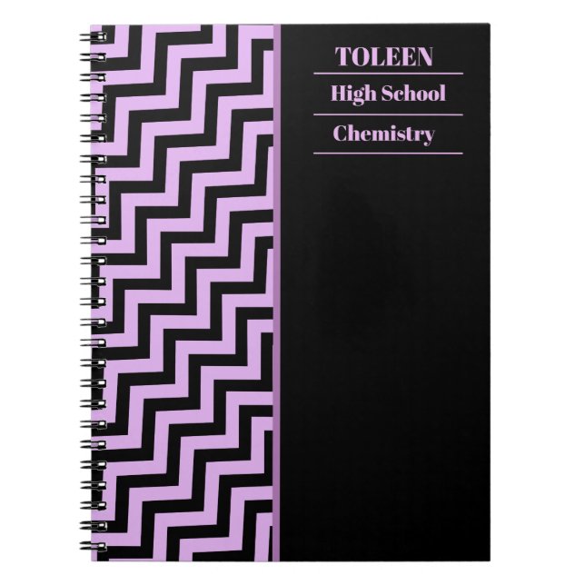 Carnet Motif coloré personnalisé (Devant)