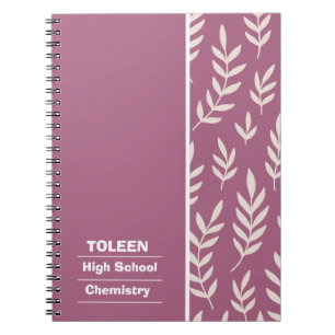 Carnet Motif coloré personnalisé