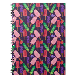 Carnet Motif crème glacée motif Lollies lollipop 6