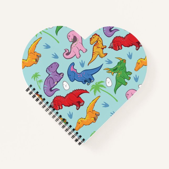 Carnet Motif Cute Dinosaur (Devant)