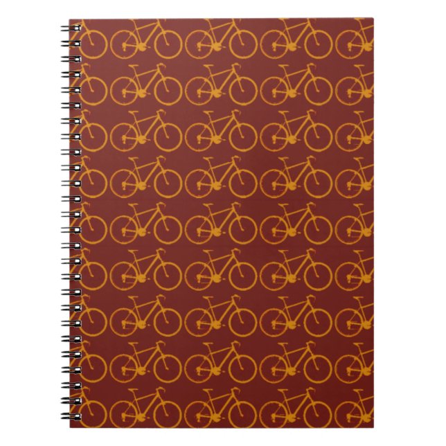 Carnet motif cycliste (Devant)