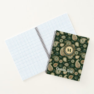 Carnet Motif Cypress Paisley