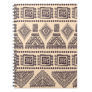 Carnet Motif d'affaires tribal, ethnique, vintage