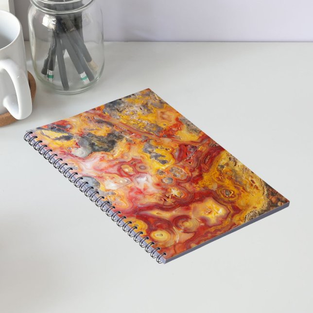 Carnet Motif d'agate à lace folle (In Situ)