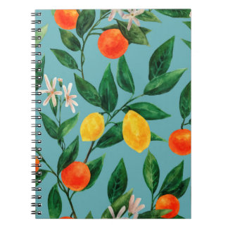 Carnet Motif d'aquarelle transparente. Un ornement fait d