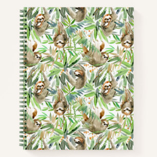 Carnet Motif d'aquarelle tropicale