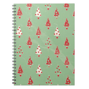 Carnet Motif d'arbre de Noël mignon