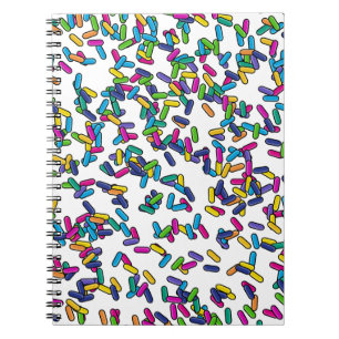 Carnet Motif d'arrosage éparpillé