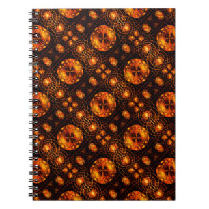 Carnet Motif d'art abstrait élégant boho moderne or #507
