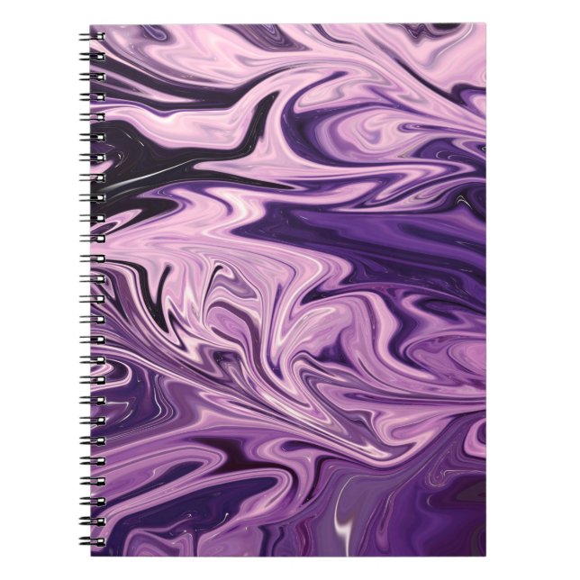 Carnet Motif d'art de galaxie bleue (Devant)