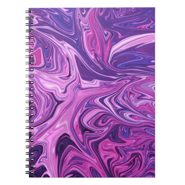 Carnet Motif d'art Galaxy (Devant)
