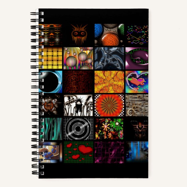 Carnet Motif d'arts pop décoratifs (Recto)