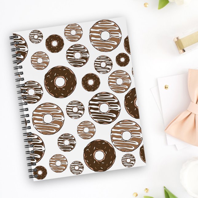 Carnet Motif de beignes, beignets de chocolat, beignets d (Créateur téléchargé)