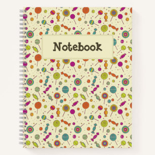 Carnet Motif de bonbons