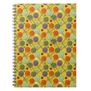 Carnet Motif de bonbons   Motif de sucettes   sucette 30