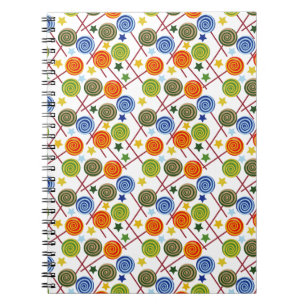 Carnet Motif de bonbons motif Lollies lollipop 61