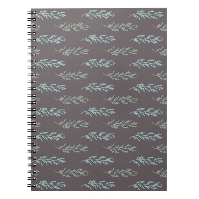 Carnet motif de branche (Devant)