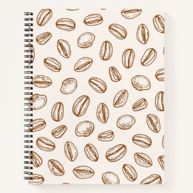 Carnet Motif de café (Devant)