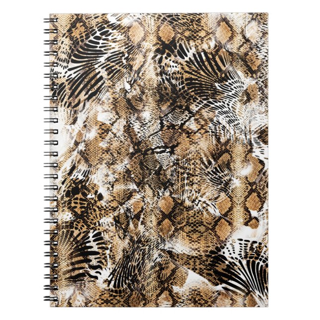 Carnet Motif de camouflage coloré Leopard Zebra (Devant)