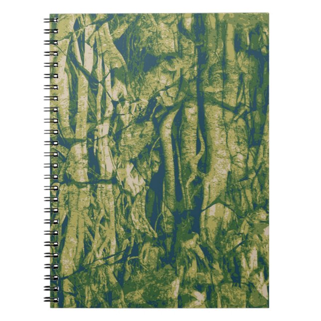 Carnet Motif de camouflage d'écorce d'arbre (Devant)