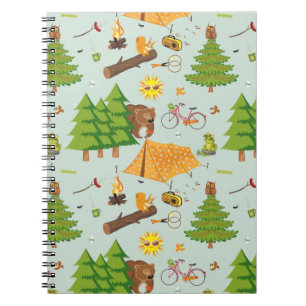 Carnet Motif de camping