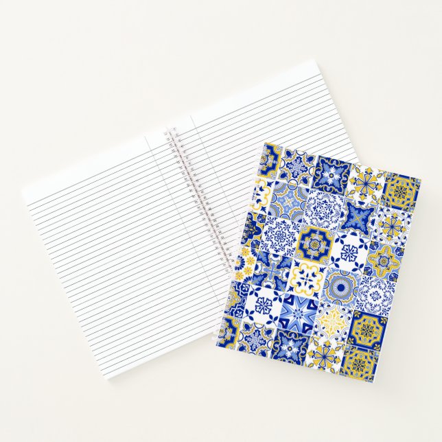 Carnet Motif de carreaux portugais  (Intérieur)