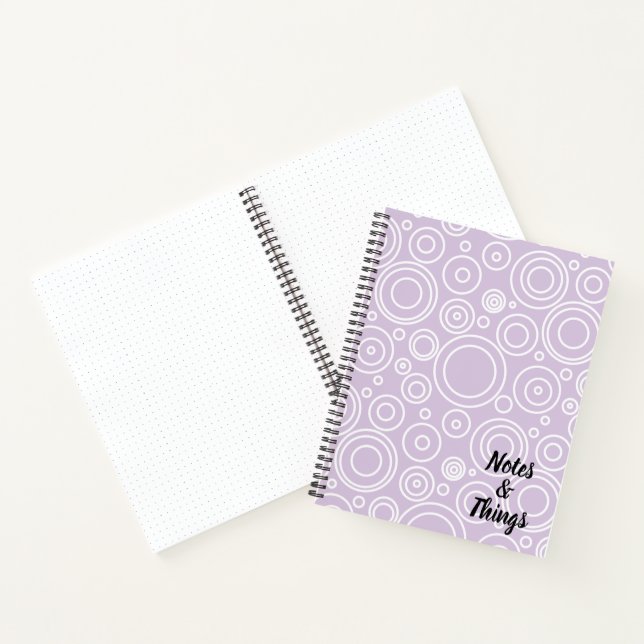 Carnet Motif de cercle amusant (Intérieur)