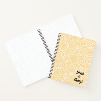 Carnet Motif de cercle amusant