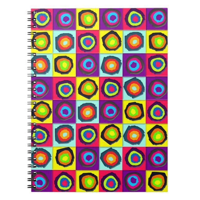 Carnet motif de cercles  (Devant)