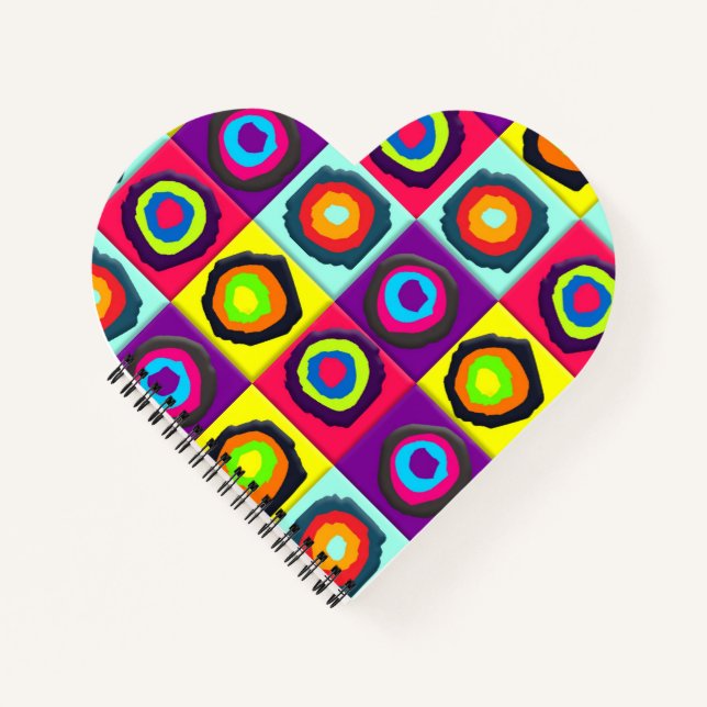 Carnet motif de cercles (Devant)
