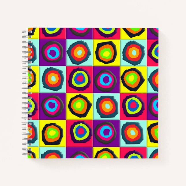 Carnet motif de cercles  (Devant)