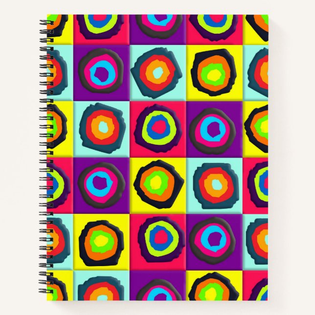 Carnet motif de cercles (Devant)