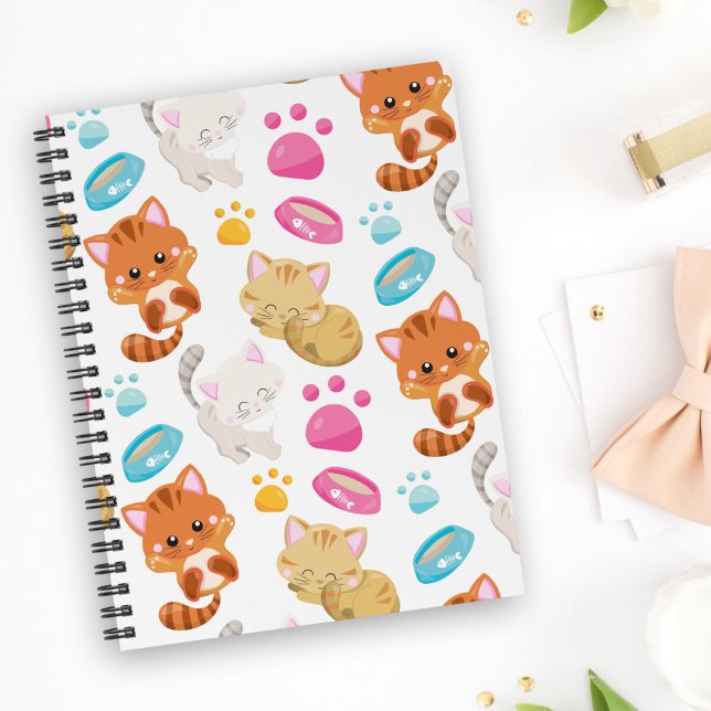 Carnet Motif De Chats, Chats Mignons, Kitty, Chatons, Paw (Créateur téléchargé)