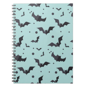 Carnet Motif de chaume verte d'Halloween