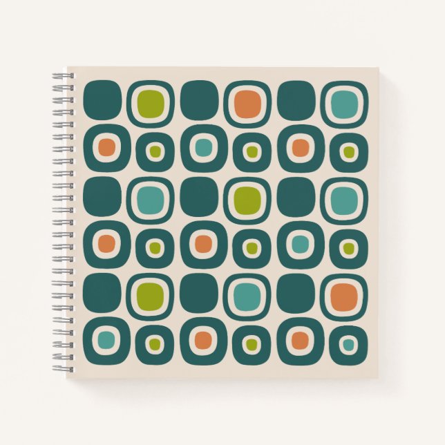 Carnet Motif de chemin de jardin moderne du milieu du siè (Devant)