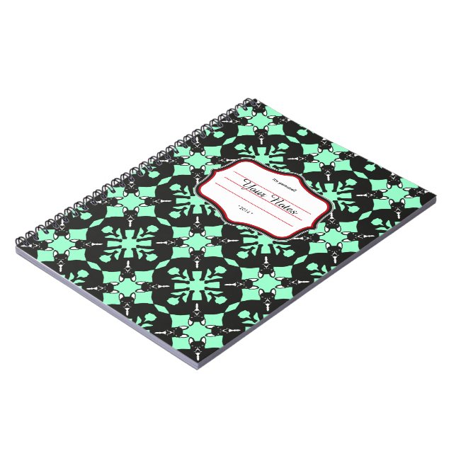 Carnet Motif de chien Bouledogue français (Côté gauche)