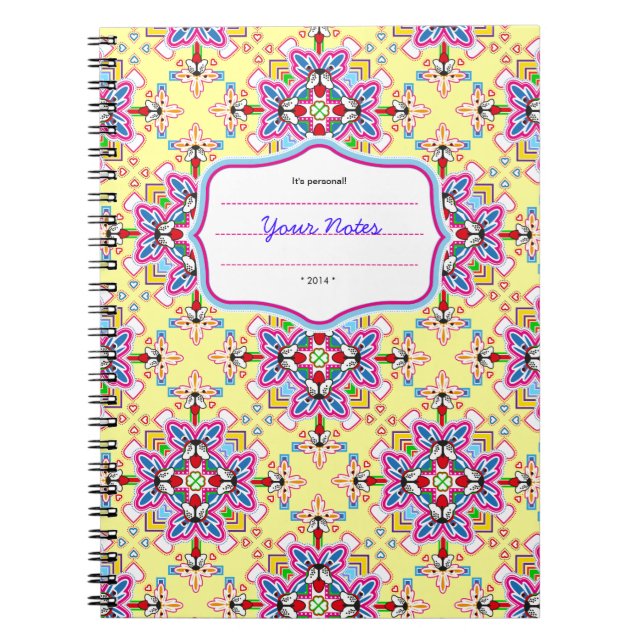 Carnet Motif de chien Carnevale (Devant)