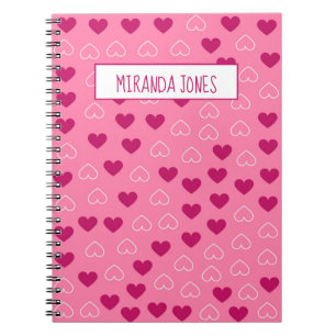 Carnet Motif de coeur