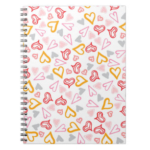 Carnet Motif de coeur 26